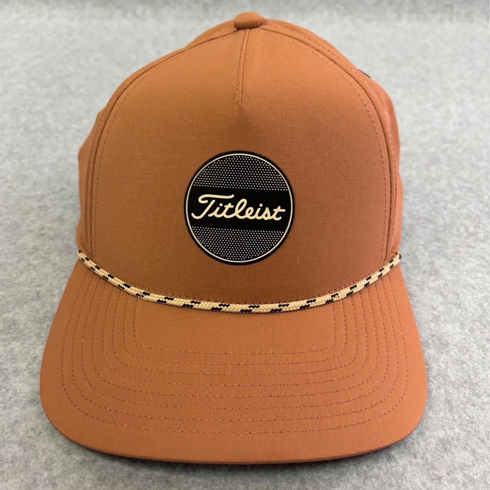 Titleist Boardwalk Rope Golf Hat Clay Khaki Snapback Cap TH23ABR-22K New